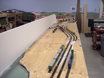 Test layout of mill area
